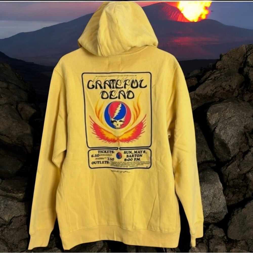 Grateful Dead NWT X Spiritual Gangster XXL Hoodie album cover back graphic!!